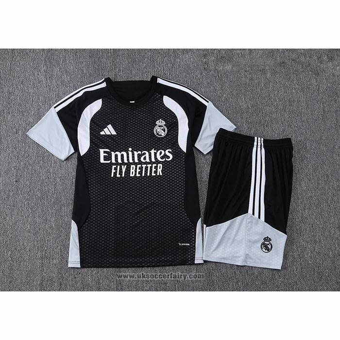 Tracksuit Real Madrid Short Sleeve 2025-2026 Black - Shorts